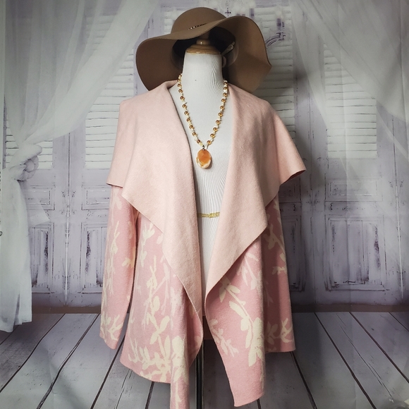 MAGNOLIA GRACE SIZE L PINK CARDIGAN SWEATE⦠- Picture 3 of 11